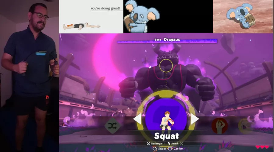 started a ringfit stream, just to fix my bad eating habits ;[ by Gaylittlebrother