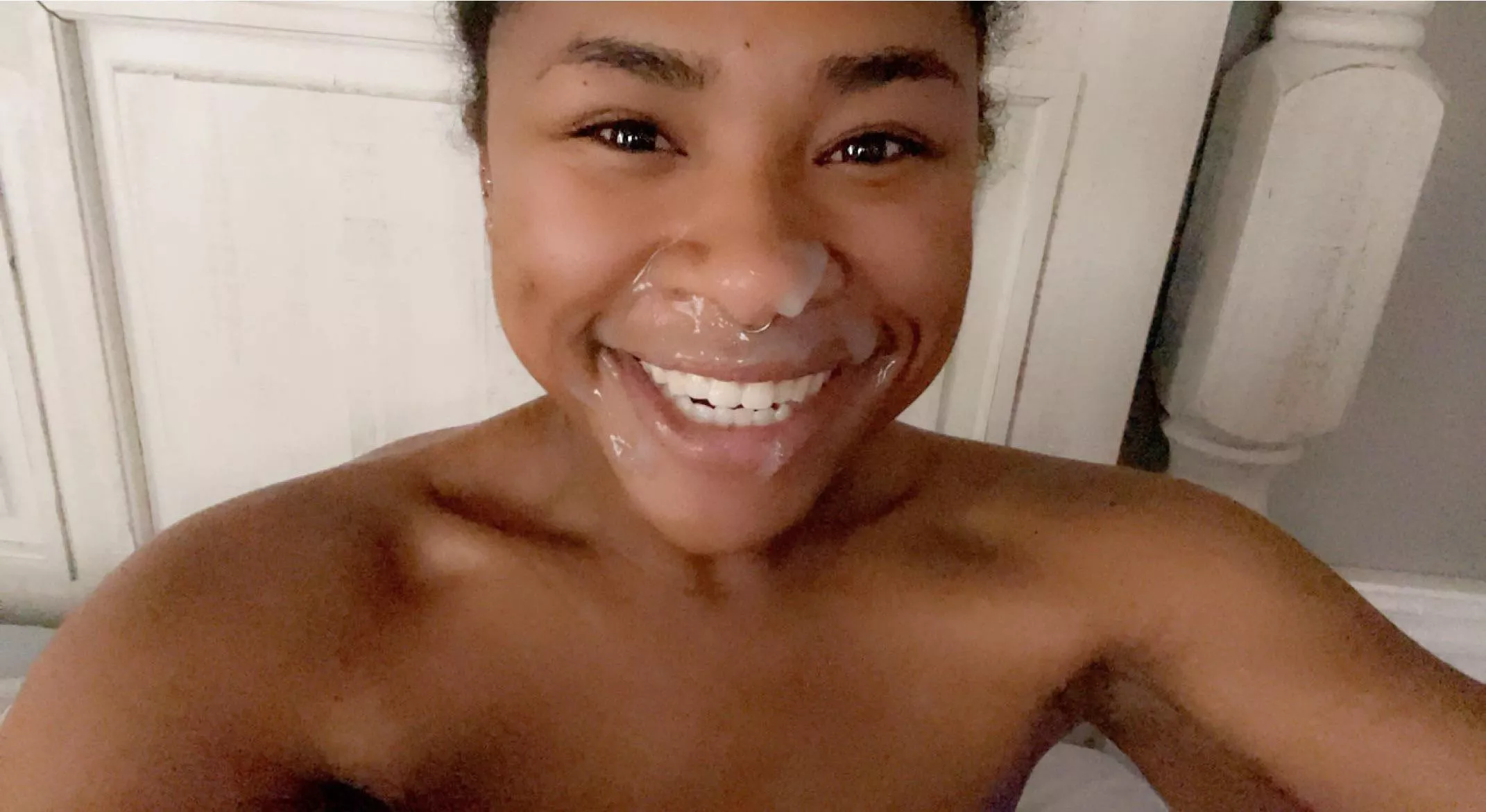 started my day the best way I know how 💦😁 I’m such a happy slut! posted by keythebaby