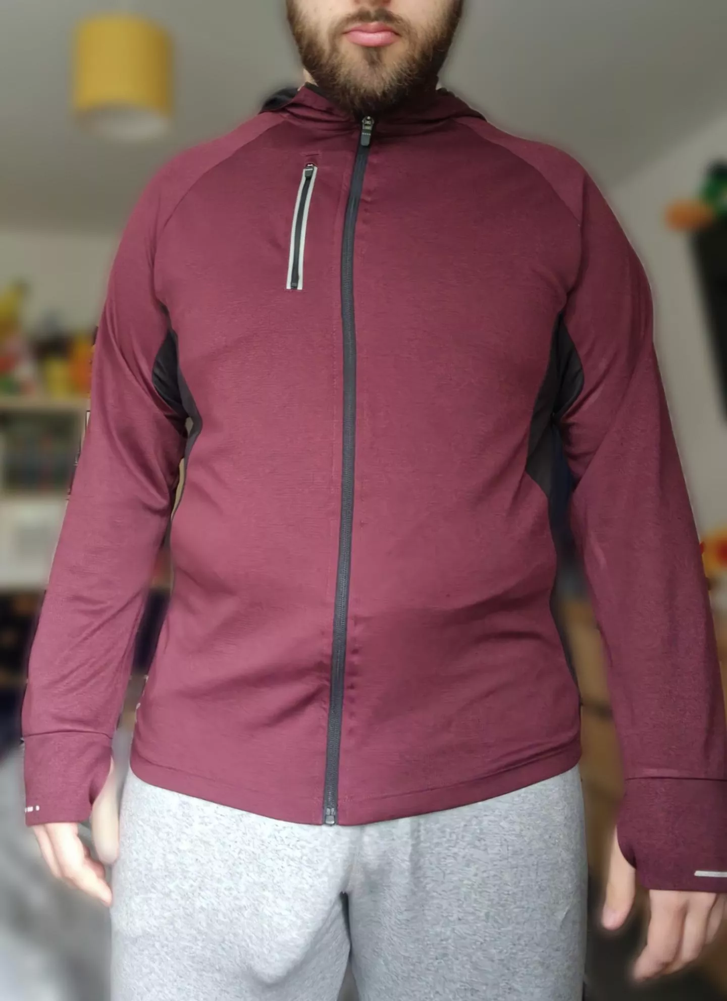 Starting running today. I wonder why people kept staring at me? posted by BigBiBiggins