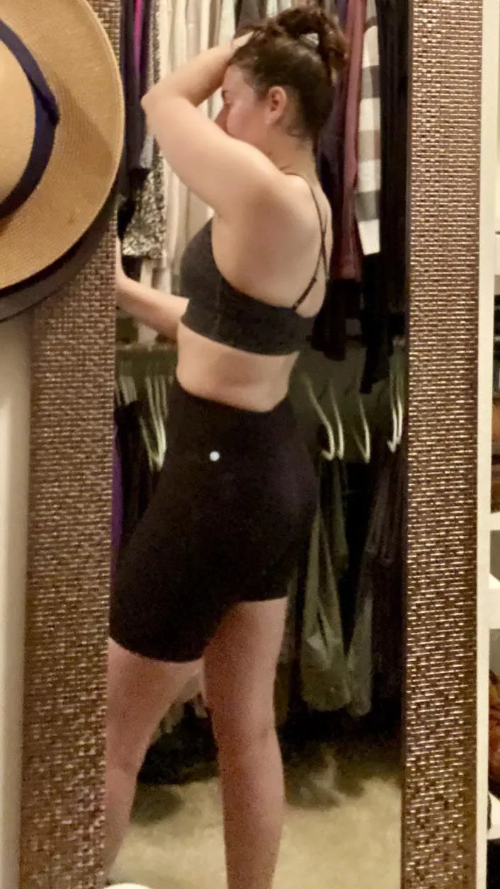 Starting to like working out in bike shorts. posted by collaredmilf