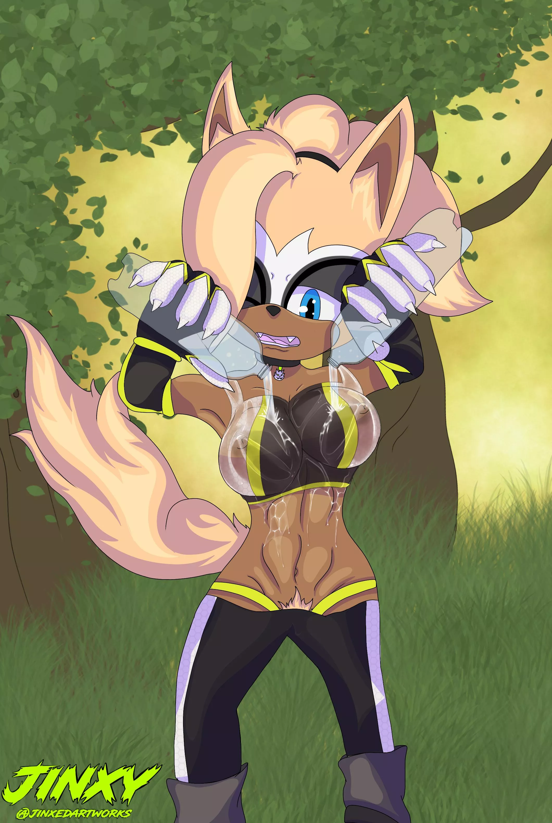 Stay Hydrated~ [ F ] (JinxedArtworks) posted by JinxyTheLynx