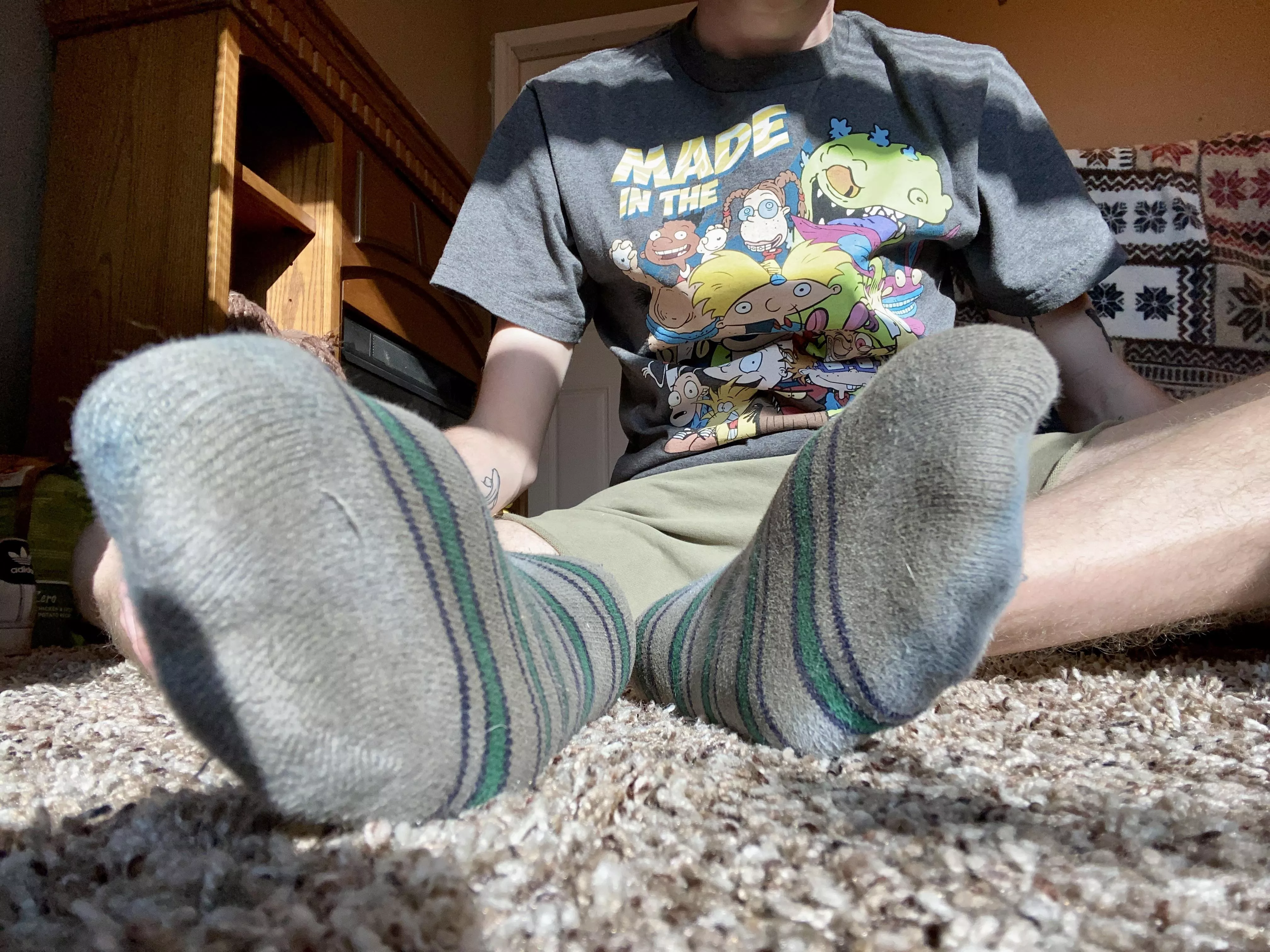 Stick your nose down in there. posted by BlondeBoyFoot