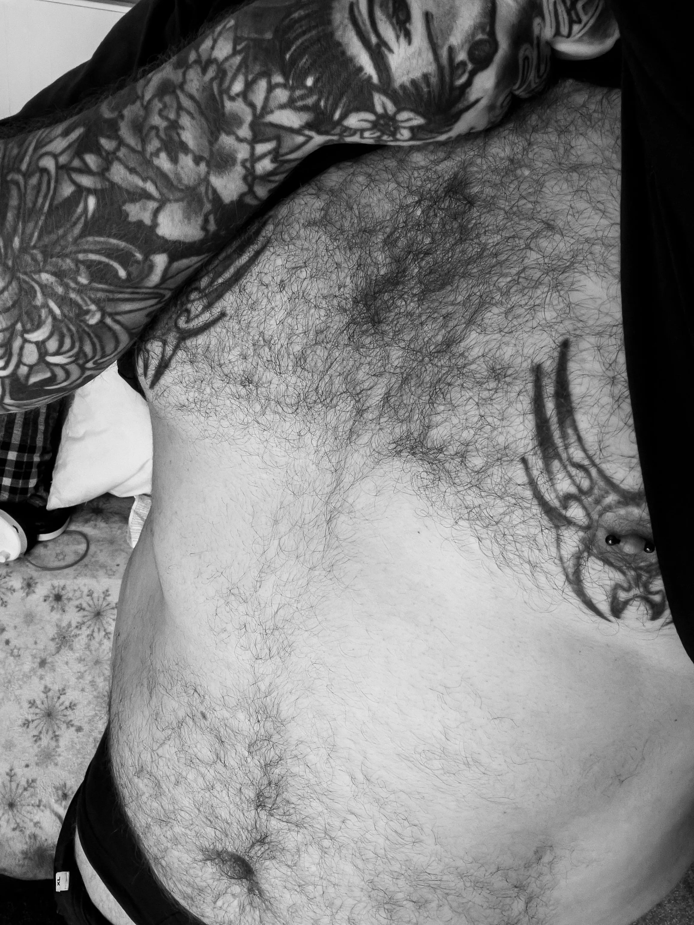 Still a bit shy to post on here, but enjoying satisfying my curiosity as a “straight” guy quick shot of my body posted by Gingiebear13