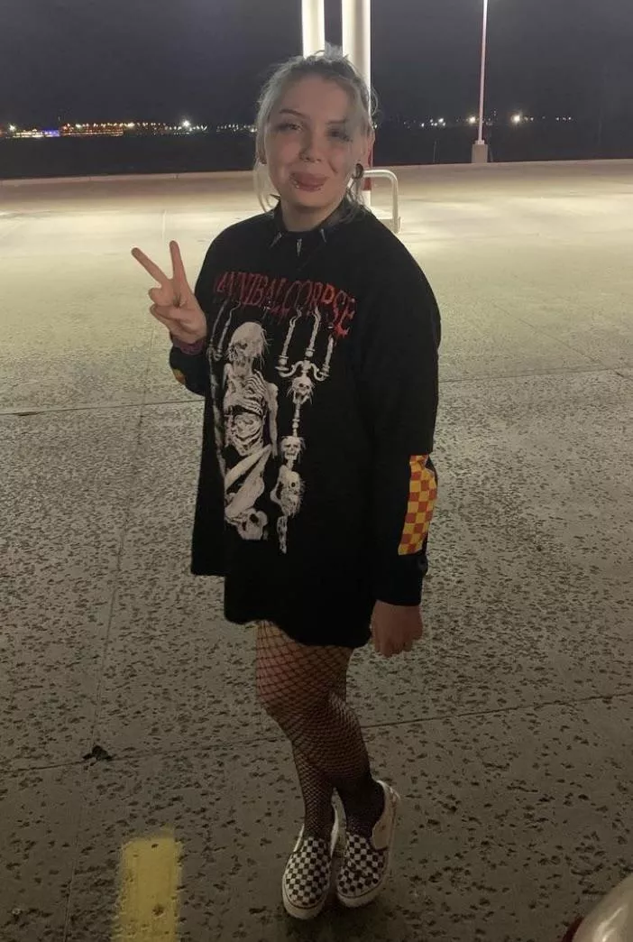 Still cute n emo after having 2 kids?It’s not a phase mommm🖤👻 posted by Miserable-Effect7509