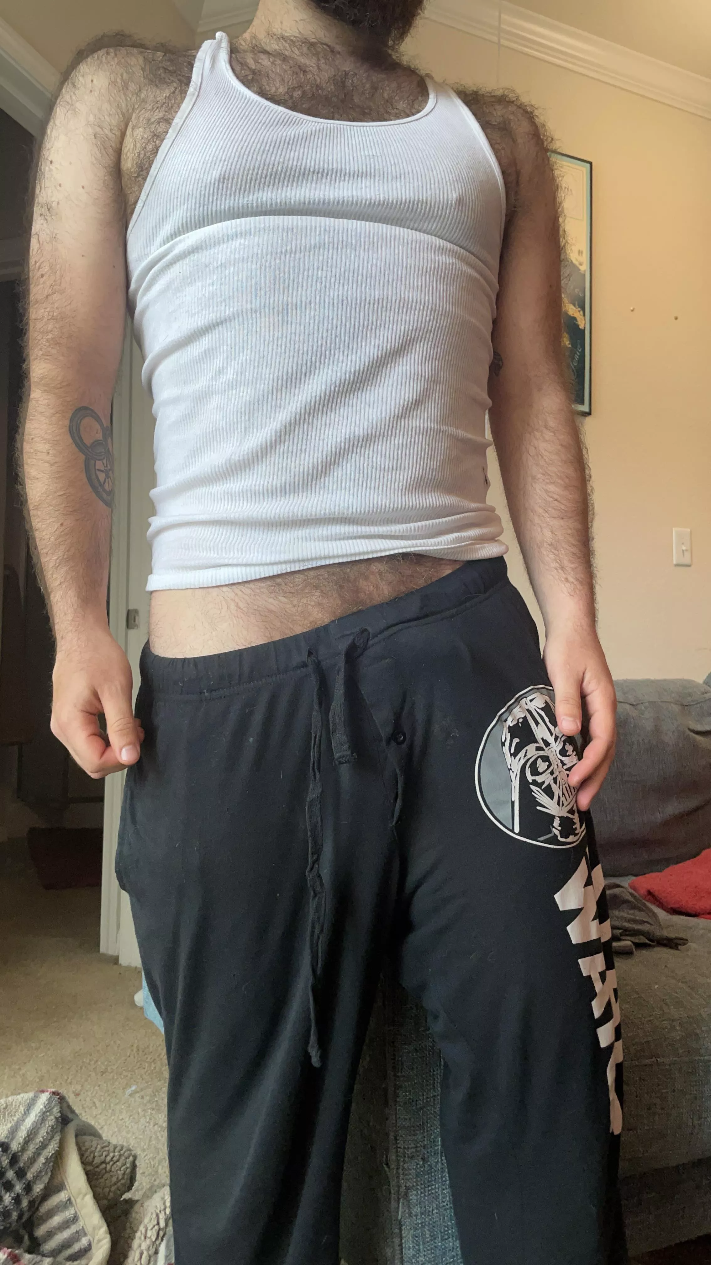 Still in my PJs, should I take them off? posted by HairyItalianSausage