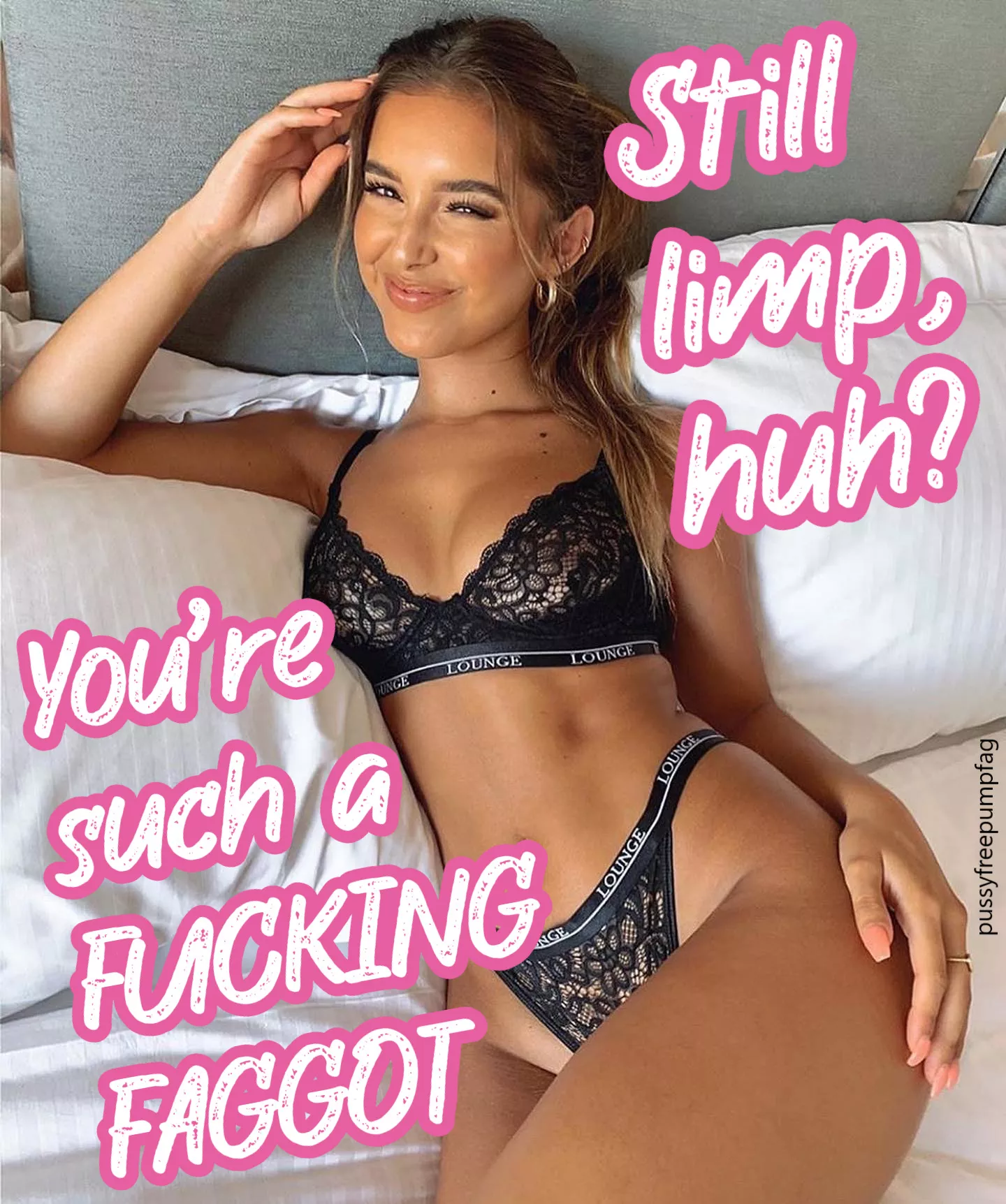 Still limp, huh Faggot? posted by sissygurlkimmie