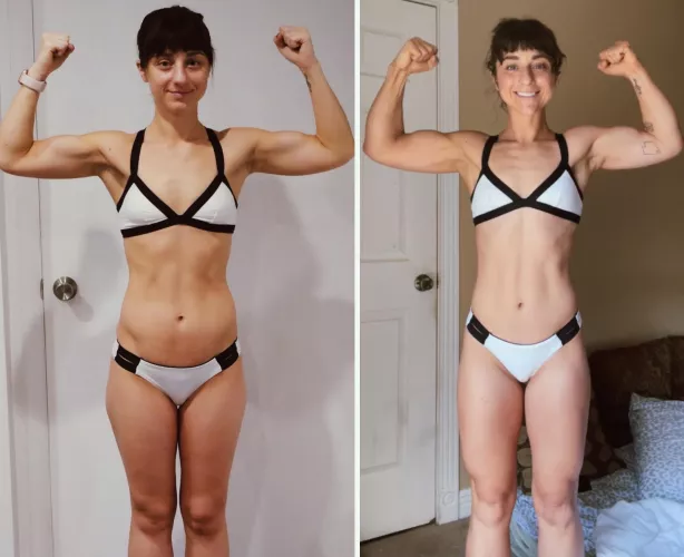 Still working on this physique, but it’s come a long way! by Curiousmusclegirl