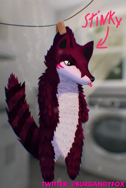 Stinky Fox (@BurgandyFox on Twitter) by SirDaddySpank_