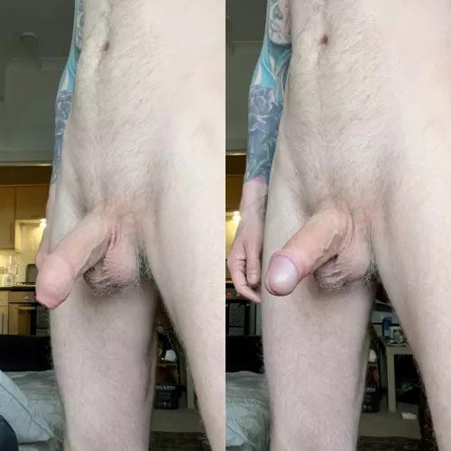 Str8 M loves showing off. Morning cock by MrCAB79