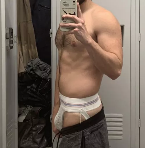 Strapped up at the Gym by longhornboy15