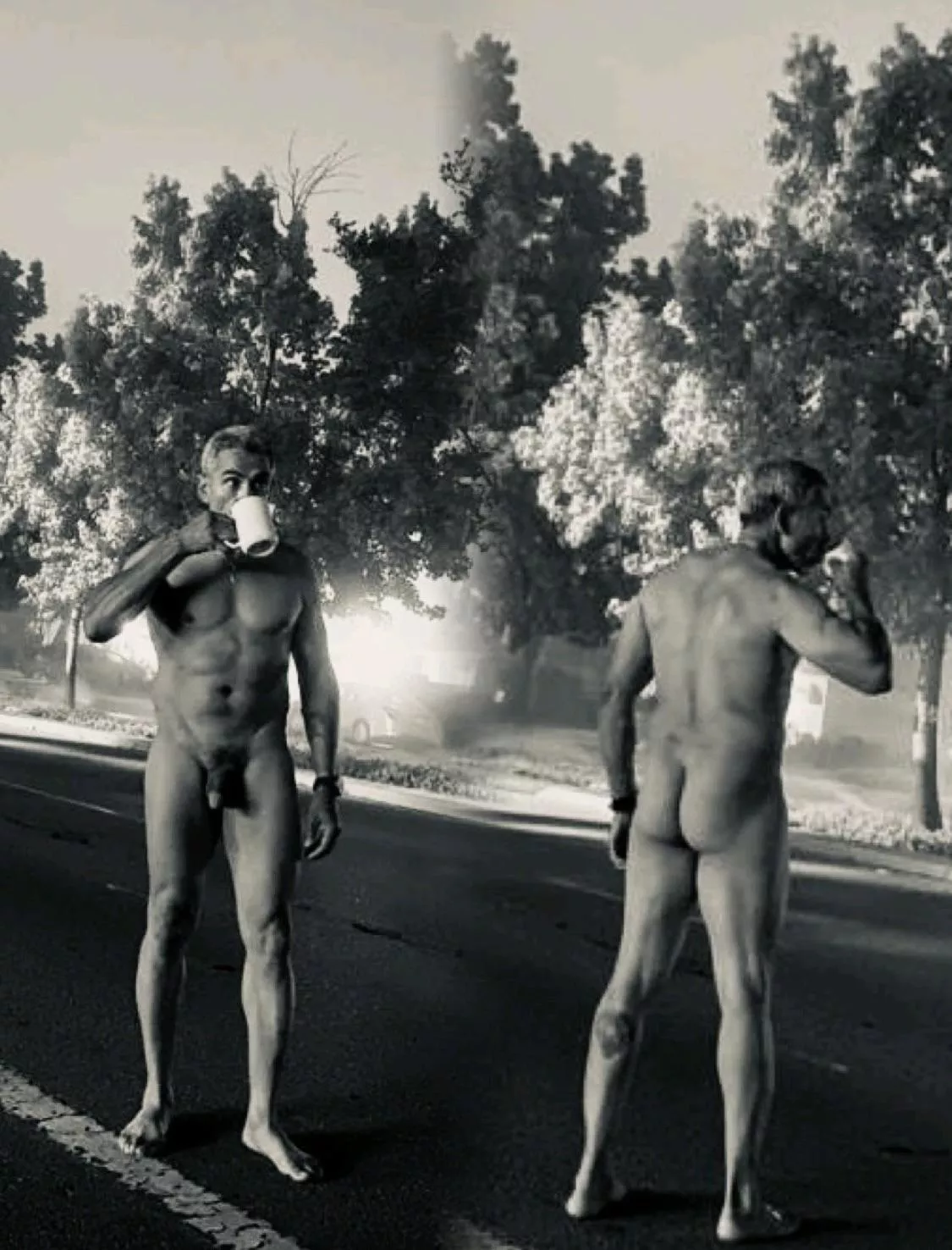 Streets are safe this morning! posted by Run-naked1