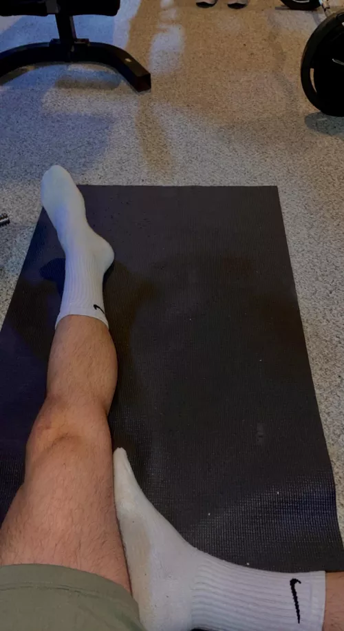 Stretching my legs after a long day! Walked all around at a festival so I need to shower so my feet are fresh for tomorrow ☺️❤️ by ComprehensiveMilk516