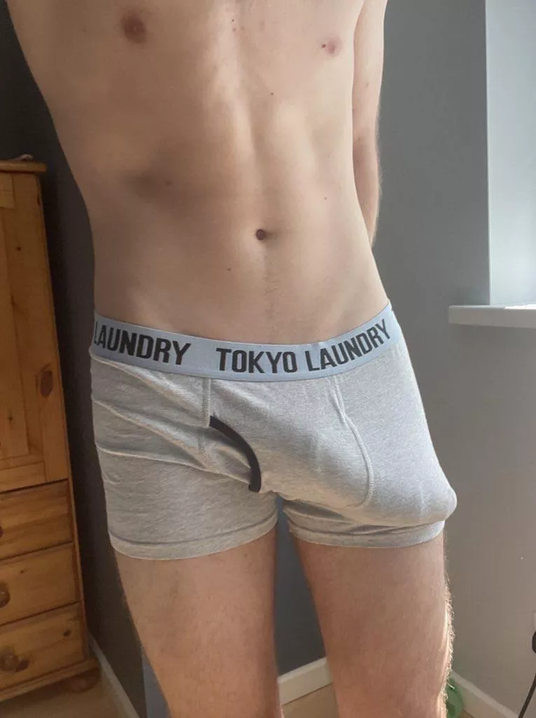 Stretching out my boxers with my hard cock is my favourite hobby [20m] posted by rolajam816
