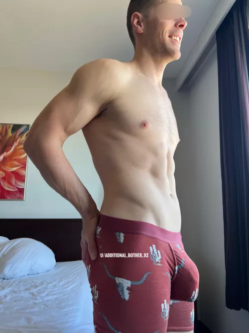 Stretching out the pouch in my underwear 😈 by Additional_Bother_92