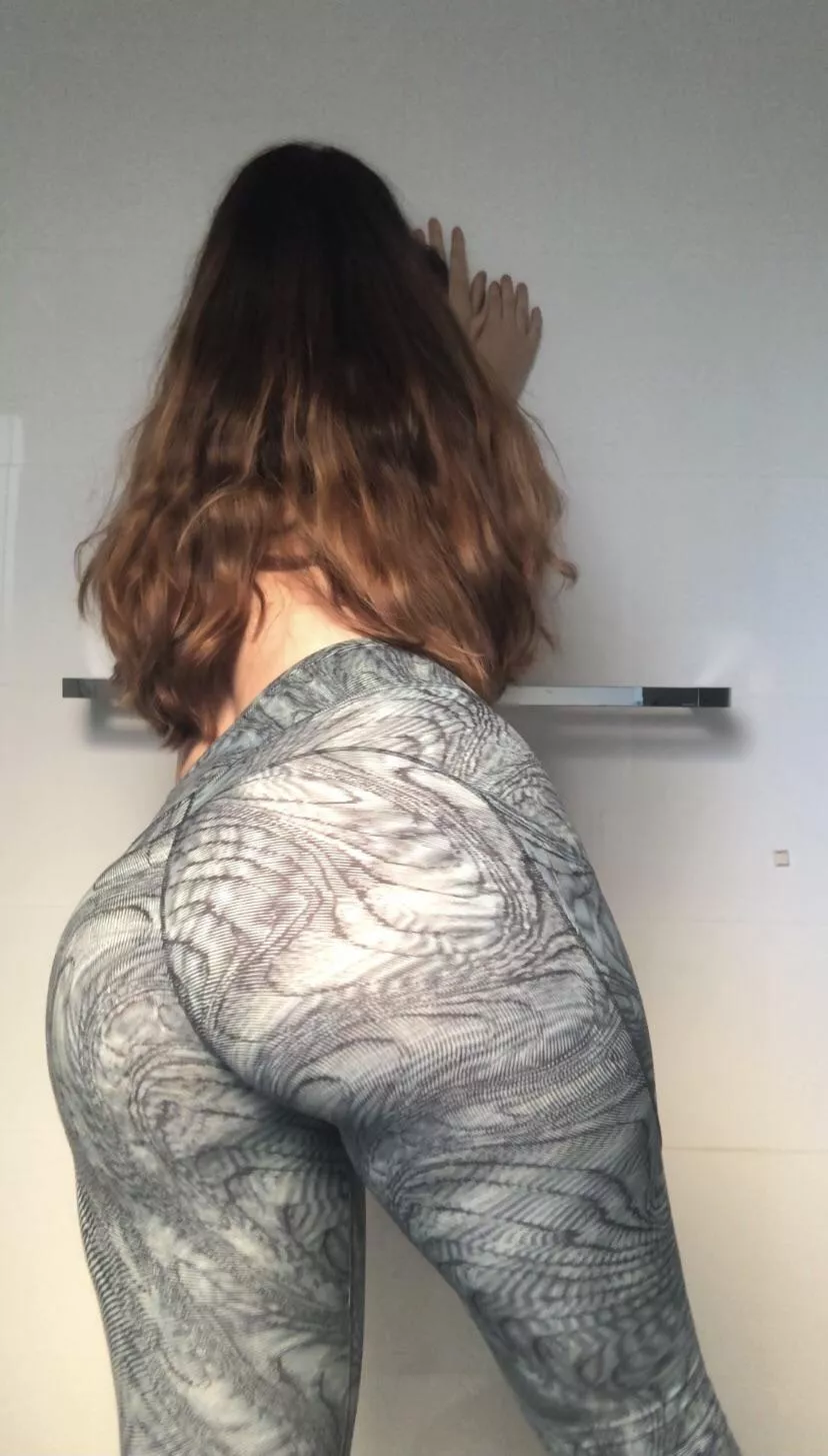 Stretchy pants work best posted by LexiPeach22