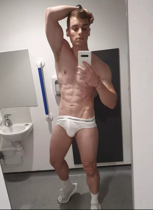 Stripped to Underwear in College Bathroom by Throwaway97Dylan