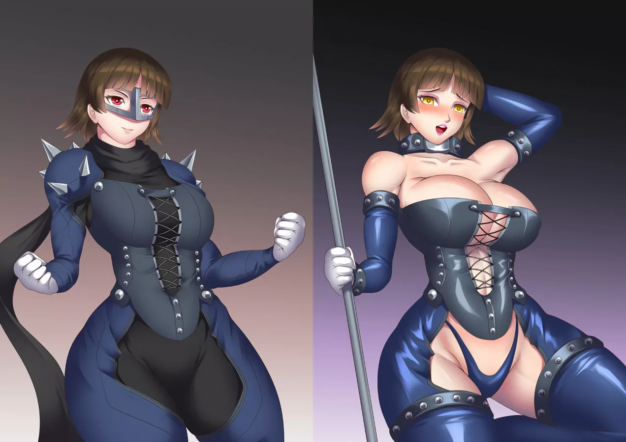 Stripper Shadow Queen Before And After (Haryudanto ) [Persona] posted by sequence_string