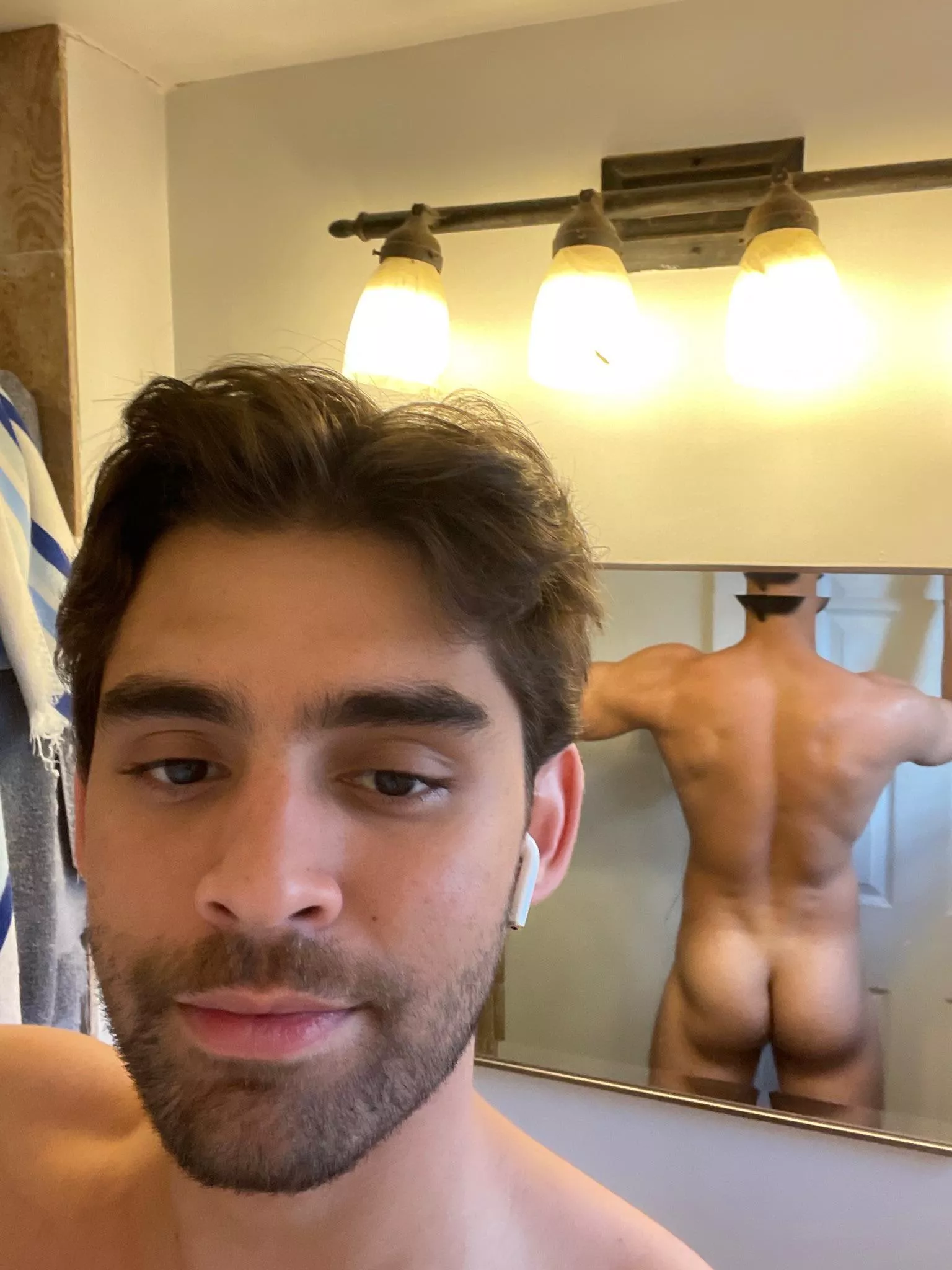 Stripping after the gym posted by Additional_Physics73