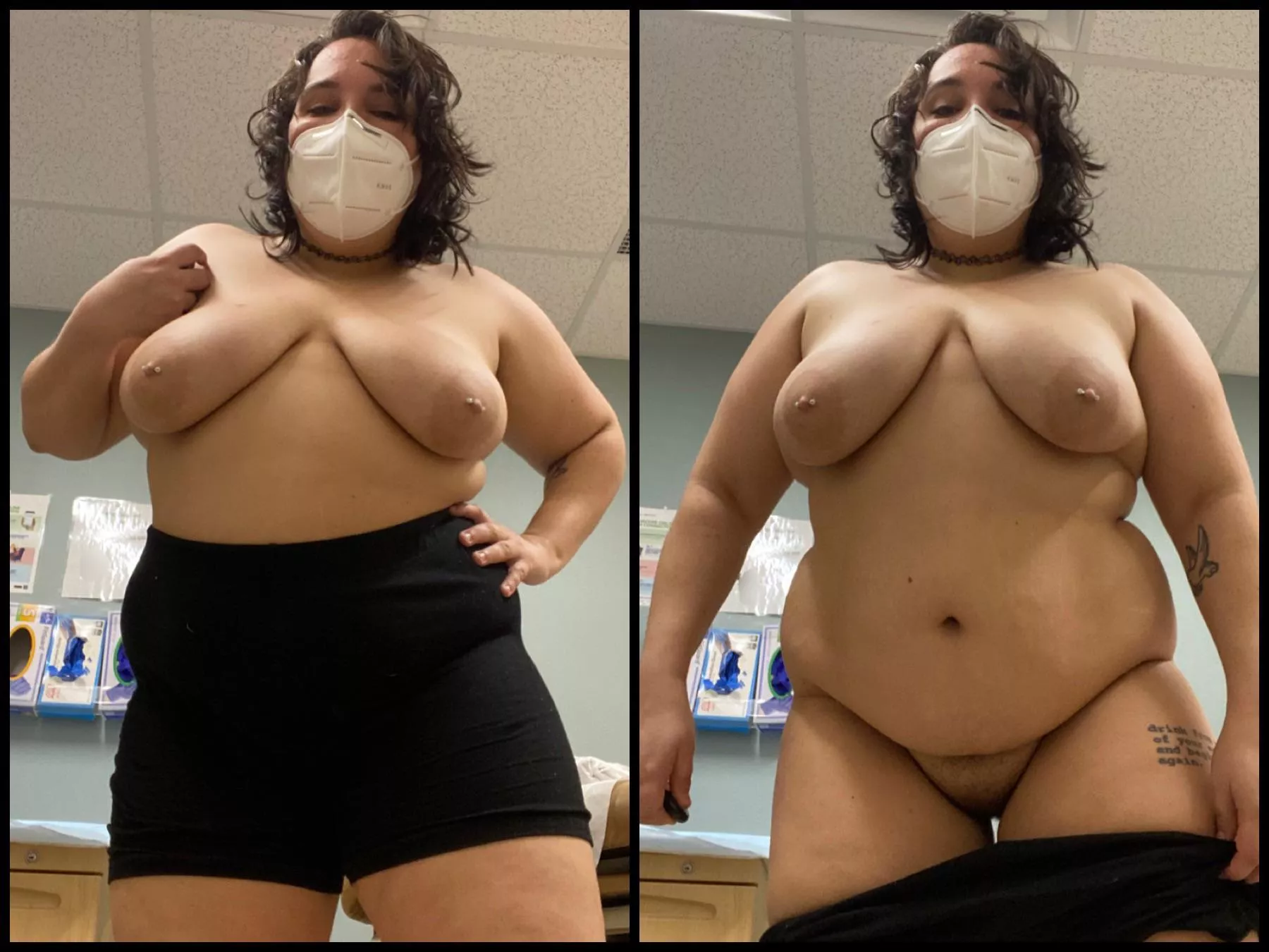 Stripping at the doctor’s 👼 posted by perfectlittleslut
