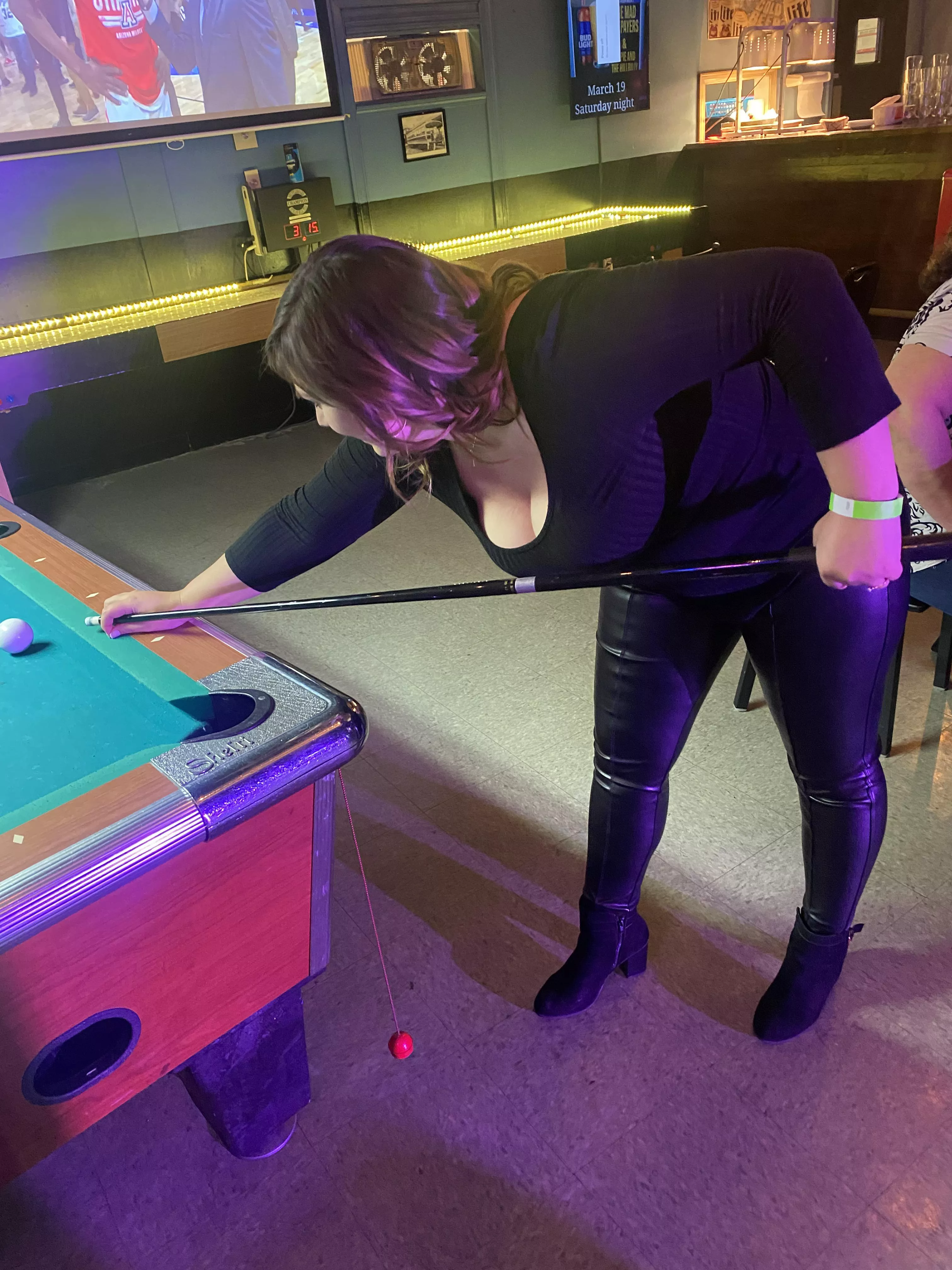 Stroke before work. Would you let her play with your stick? posted by Deckard4321