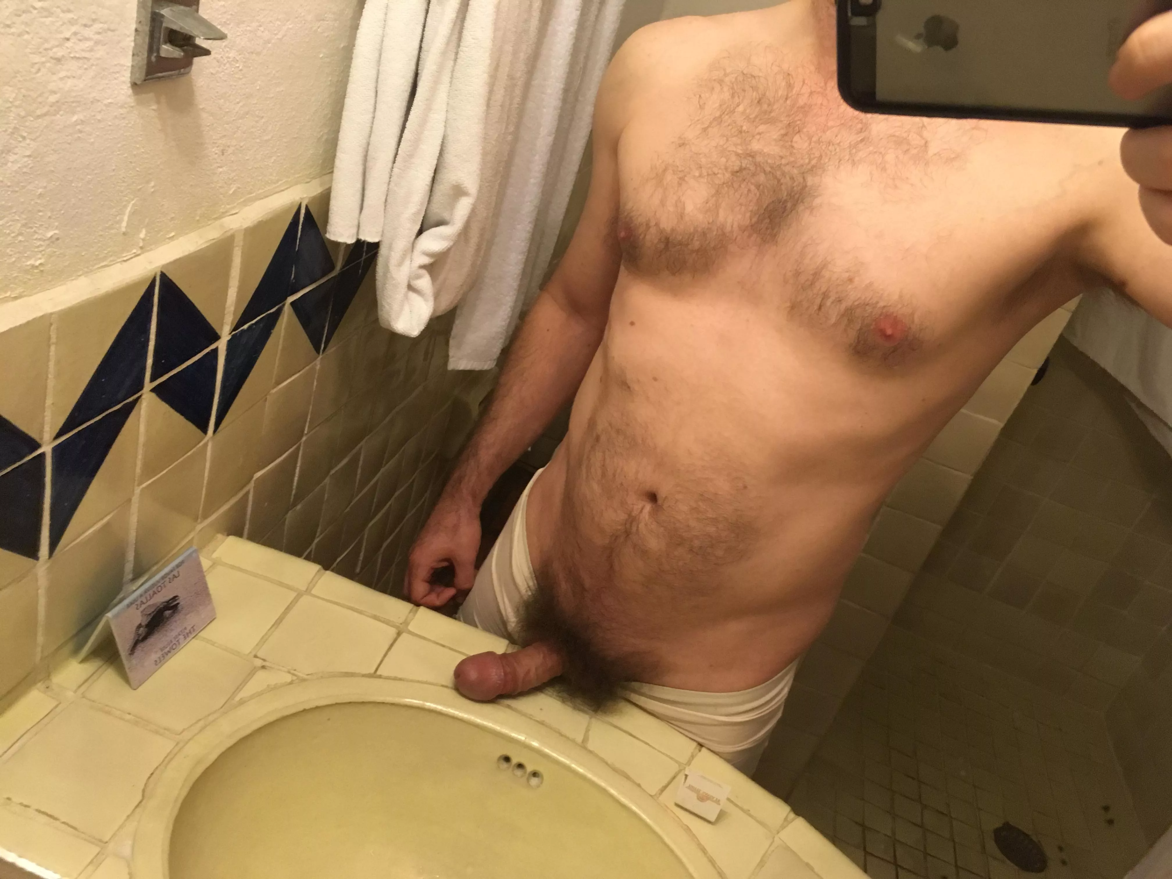 Stroking bush in the bathroom posted by MdeBurquage