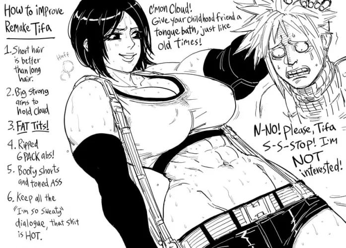 Strong Tifa by SoManyCookies