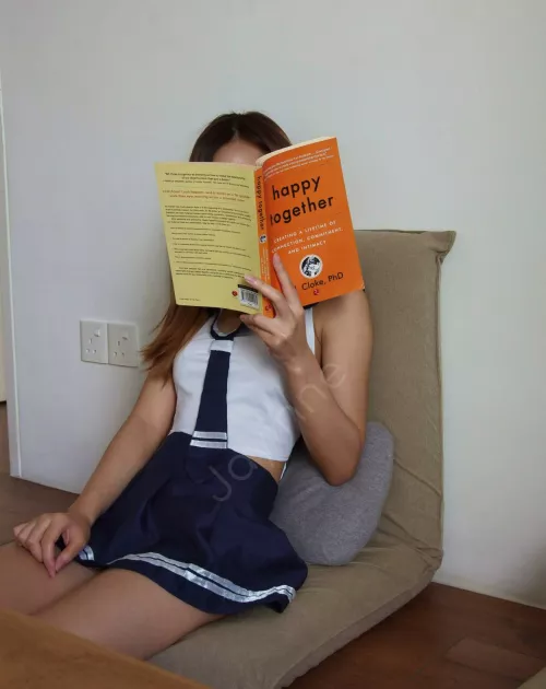 Study is boring, let's get rid of my skirt! by jayinne