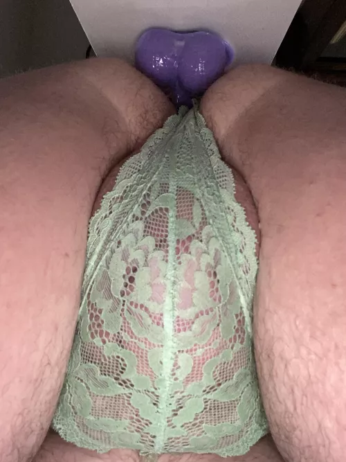 Stuffed into panties. Stuffed balls deep. by sissydreamu