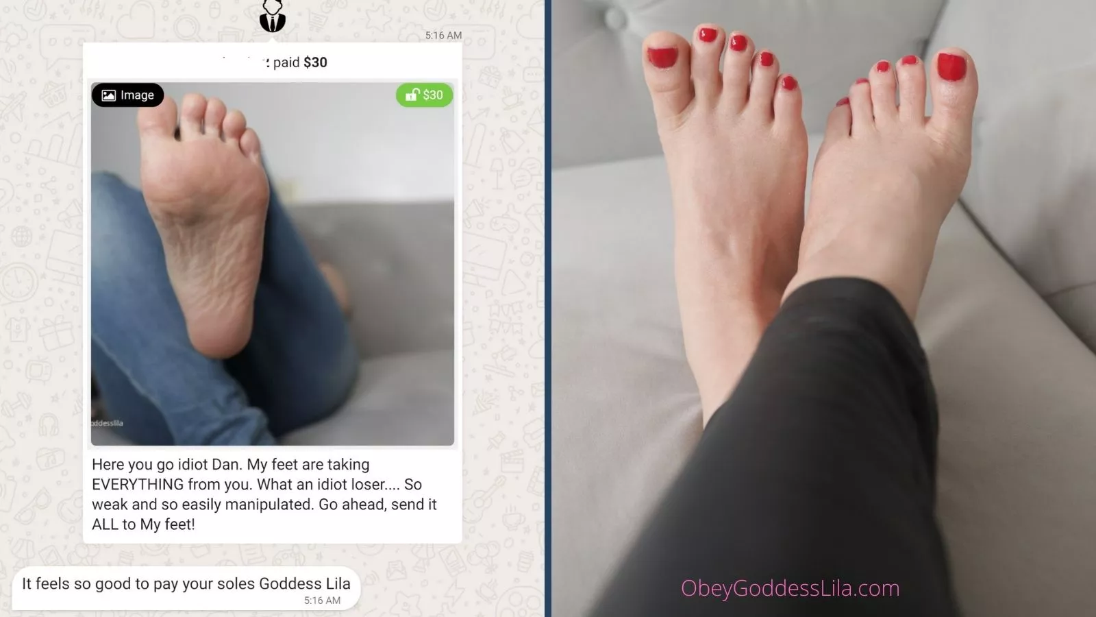 Submit To My Powerful Soles & Repeat After Me 