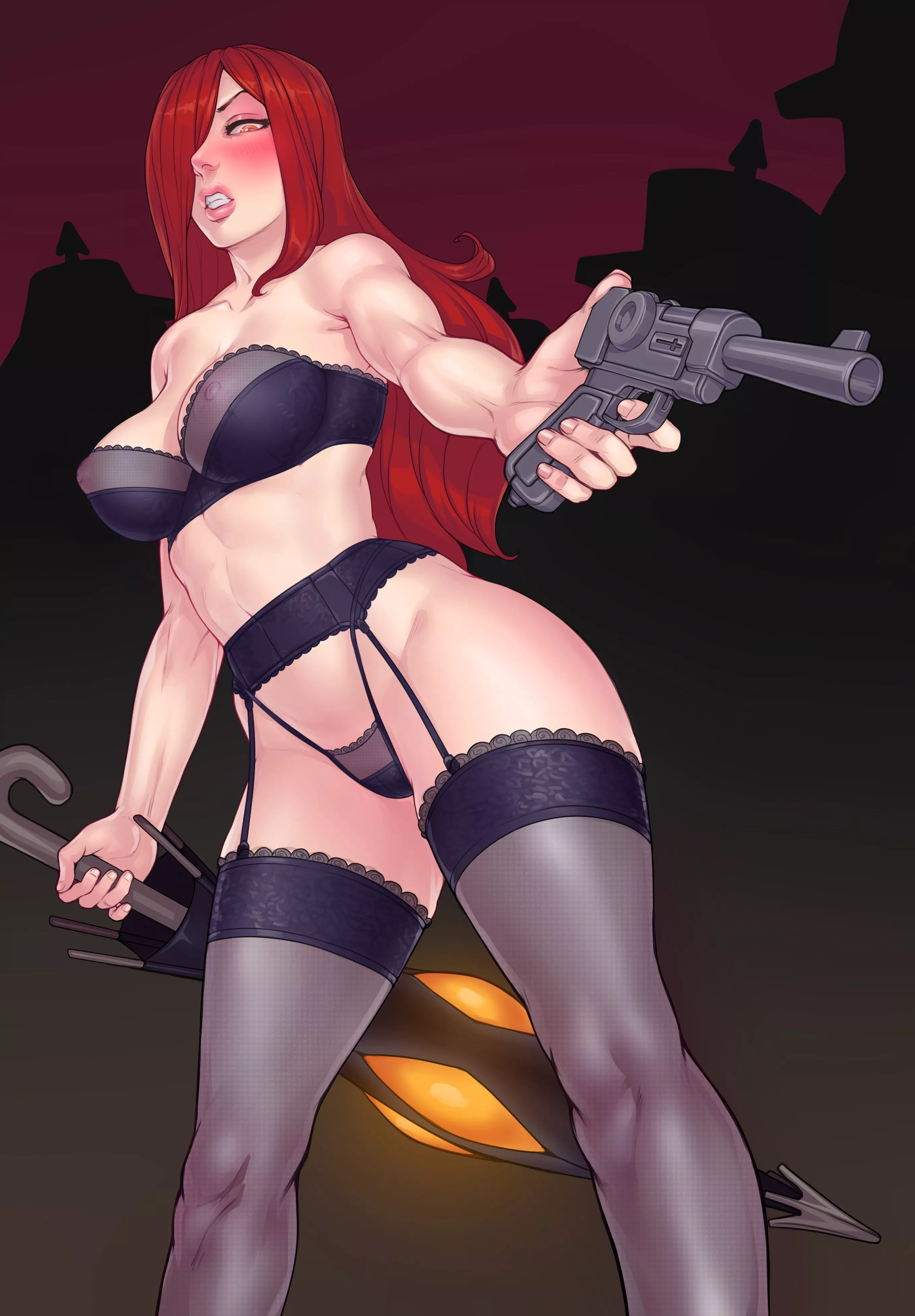 Submit to Parasoul or get shot (Djcomps ) [Skullgirls] posted by sequence_string