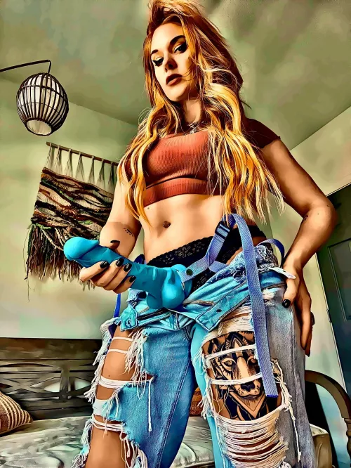 Suck my big BLUE cock by bobbybushay1122