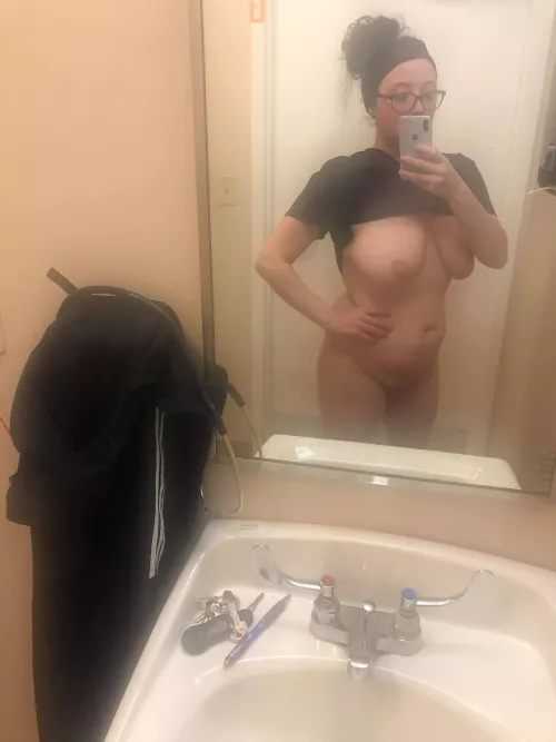 sucking it in for the show by EmbarrassedOwl4186