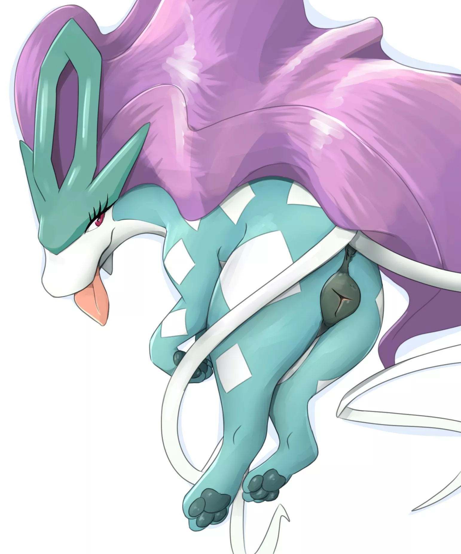 Suicune [F] (@honeymono_art) posted by ExcdnglyGayQuilava