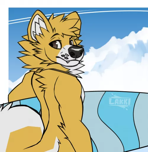 Summer (Art by @LakkiTheFox) by Ensoguy