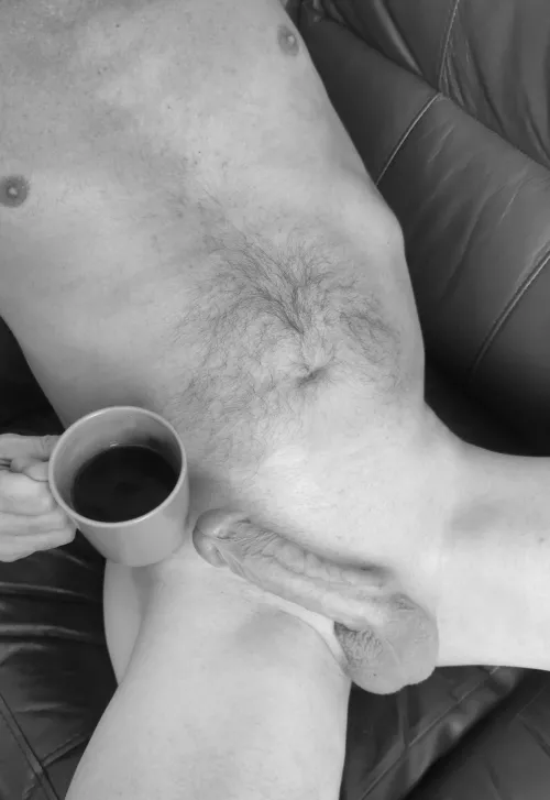 Sunday morning coffee and a stiff dick. by cm1962