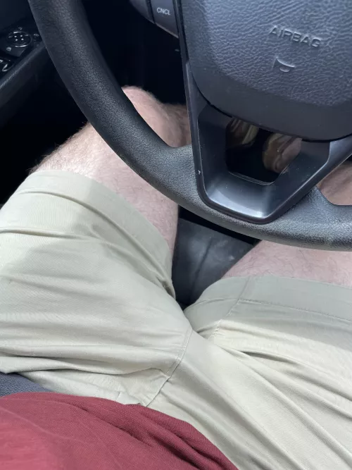 Sunday pre-drive bulge by Gothedistance21
