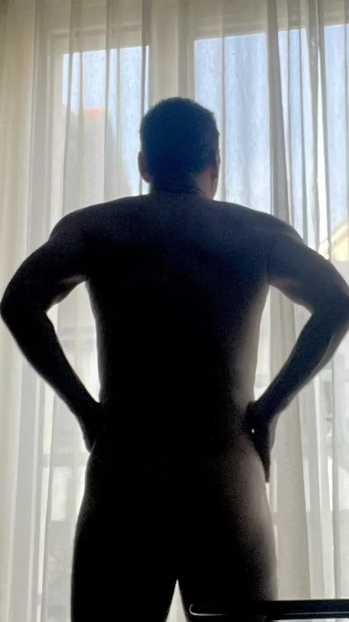 Superhero pose! But did I forget the suit? by will-shears