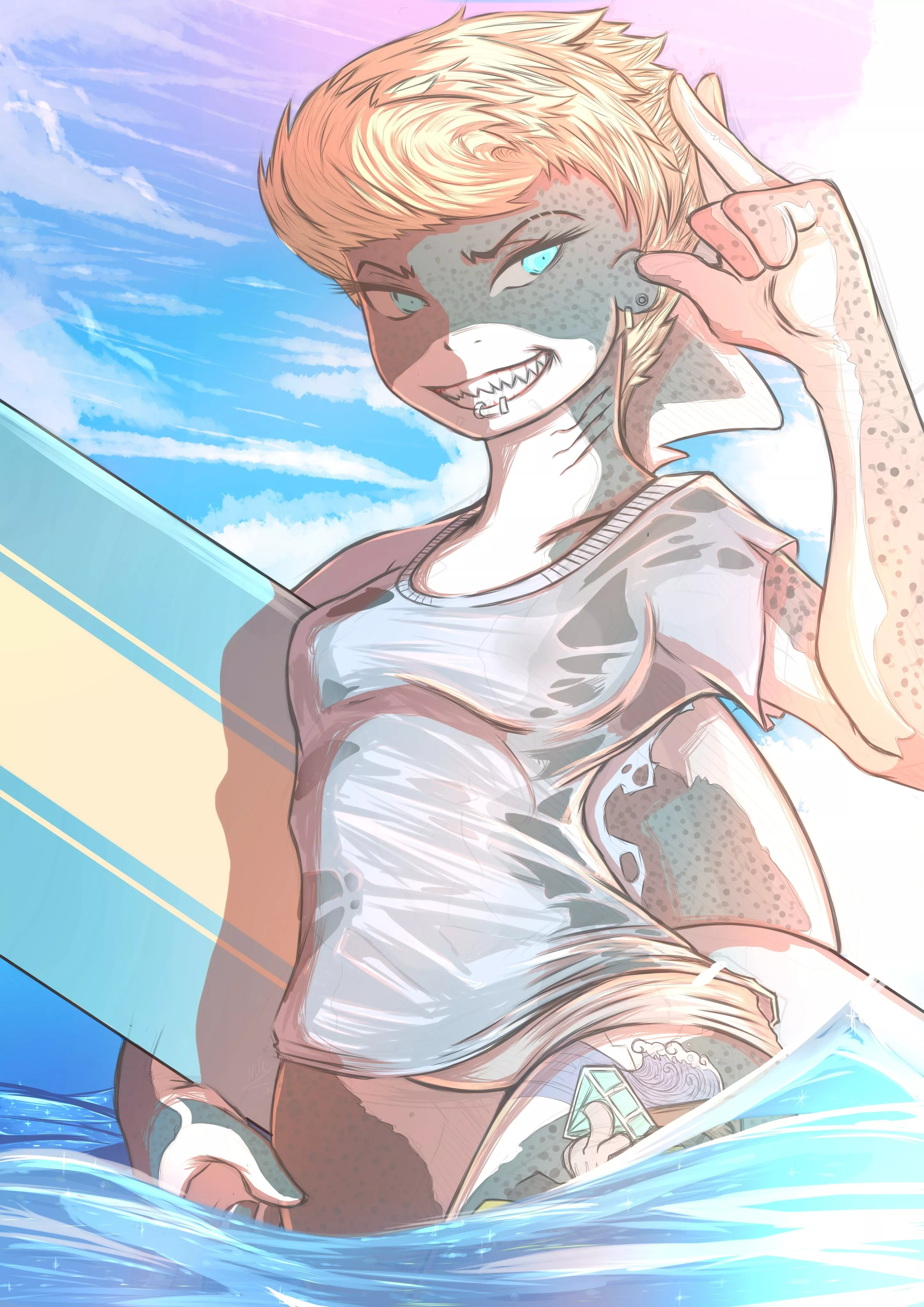Surfers terror? [Original] (@poweruser_sh) posted by Odbicie