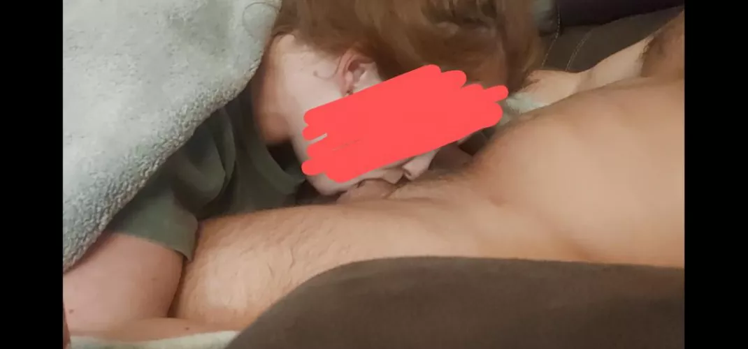 Surprised my husband with a deep throat while he watched UFC. by Existing-Turn9989