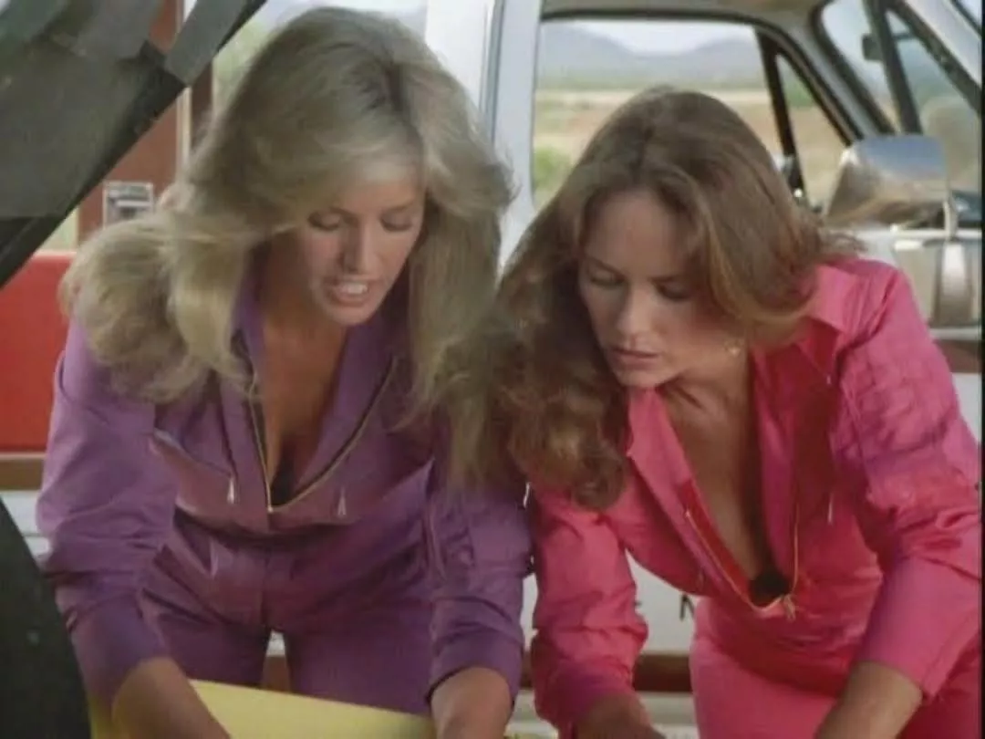 Susan Anton, Catherine Bach Cannon Ball Run 2 1984 posted by ragingcook82