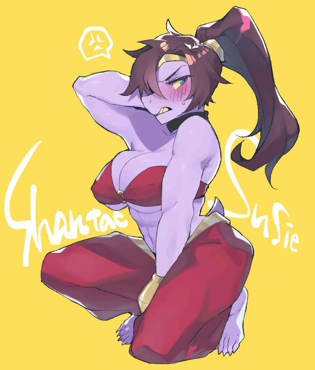 [Susie] trying some Shantae cosplay (@Ero_komu) posted by renegade_zibit