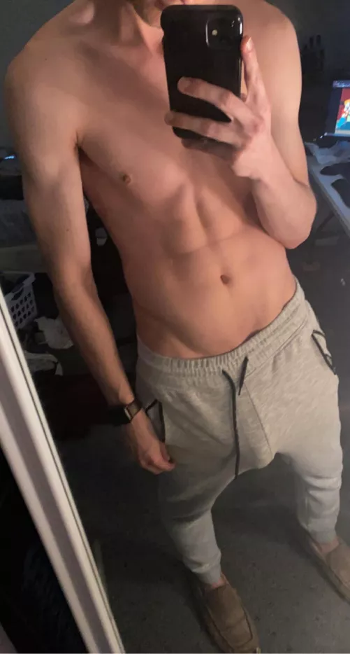 Sweatpants always get me by HorseCockStripper