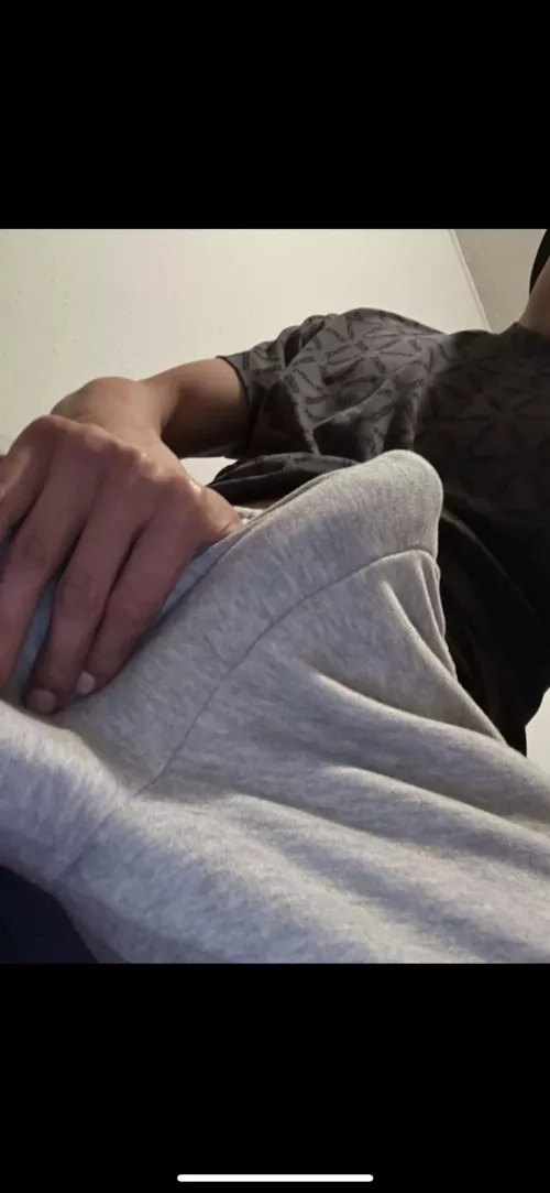 Sweats can’t hold this young meat (NSFW) by HungBBoy