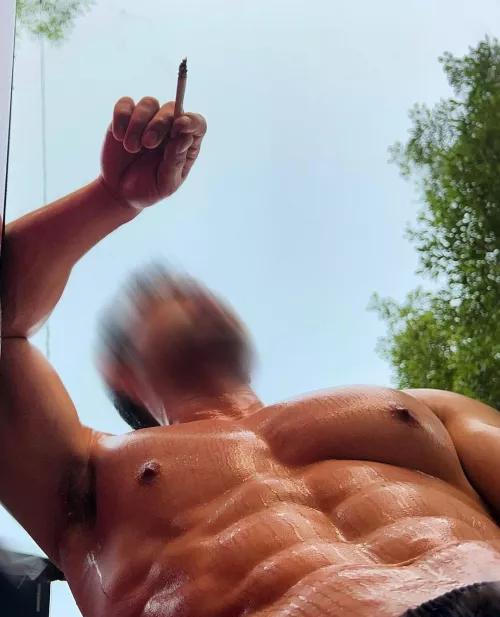 Sweaty daddy needs some relaxation [38] by Intelligent_Living51