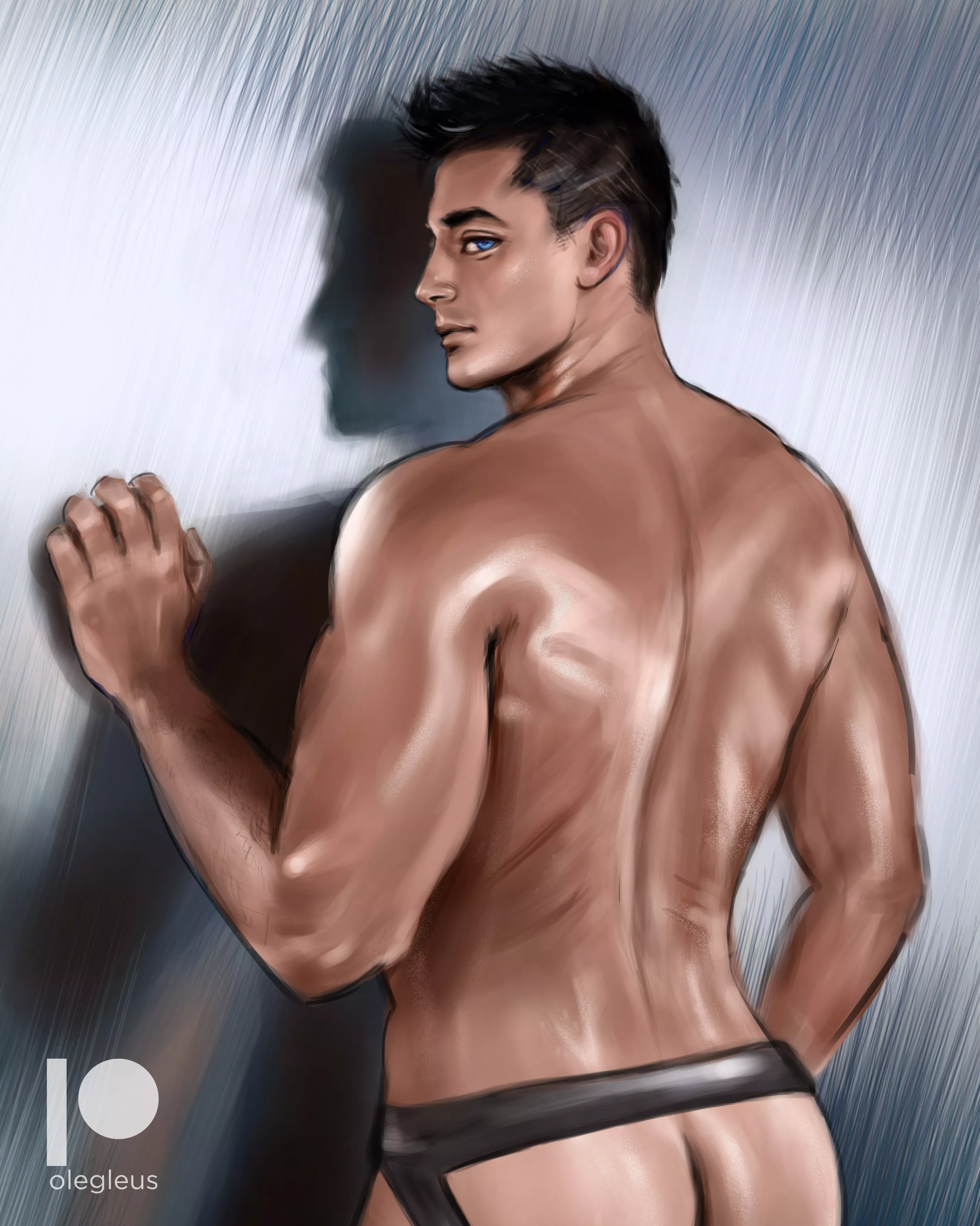 Sweaty Hunk (@OlegLeus) posted by OlegLeus