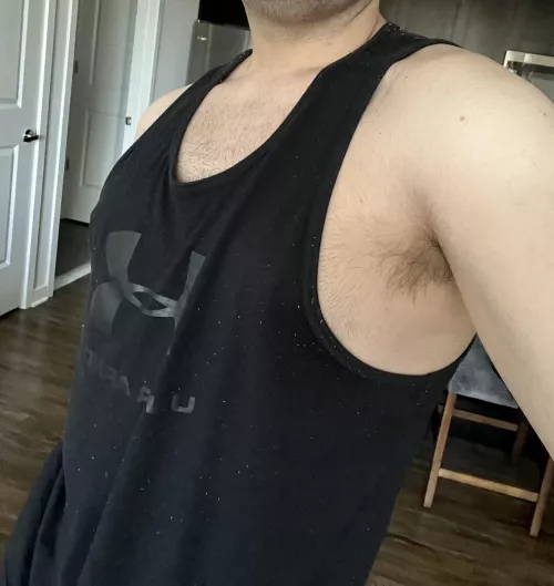 Sweaty side pit action 😏 by bjk0494