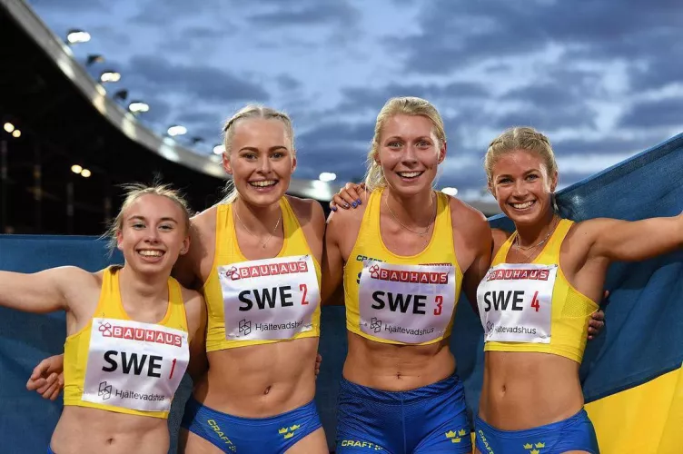 Swedish Relay Team by ModernHagiography