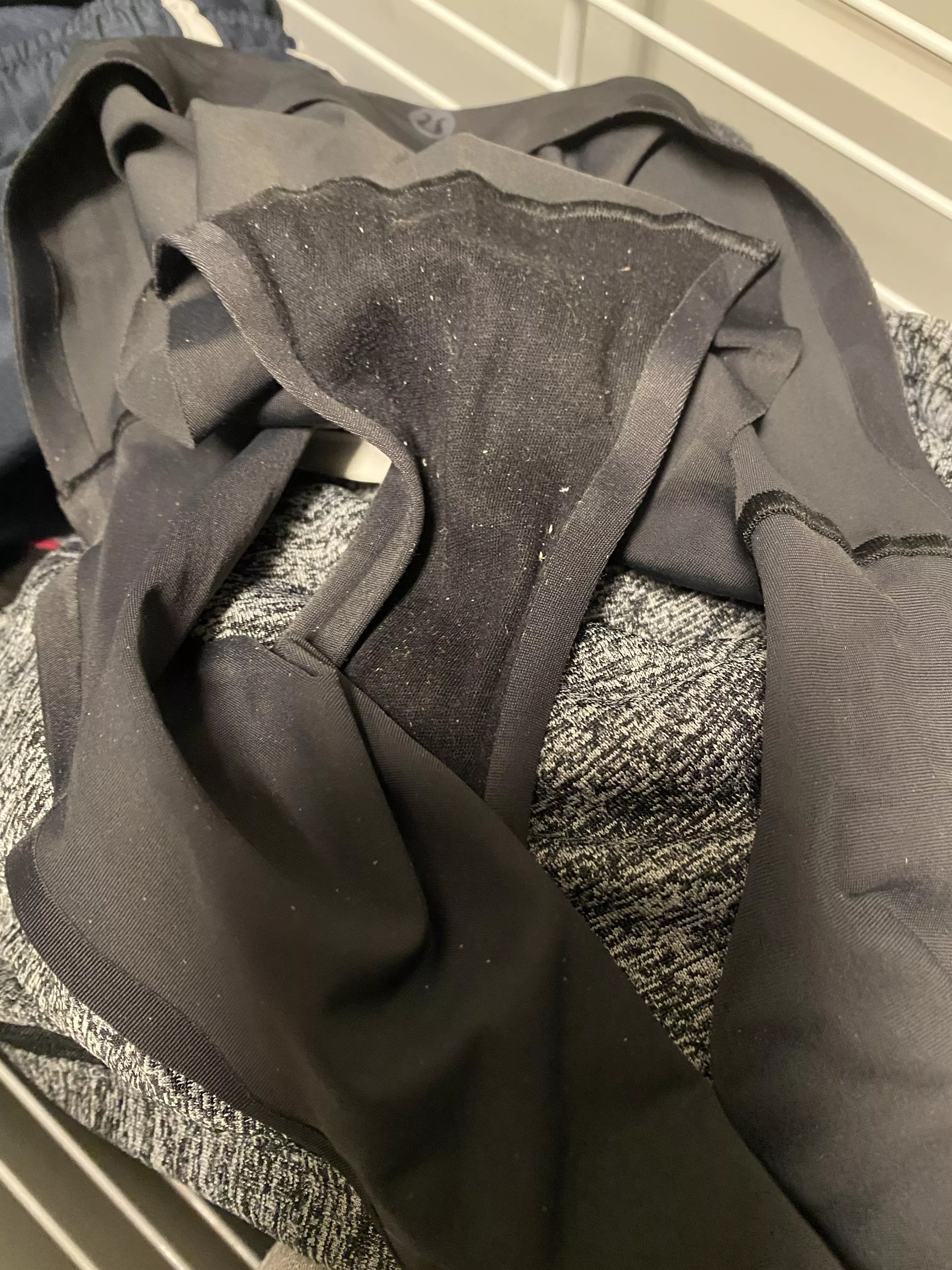 Swim Team Dirty Gusset Black LuLu Panties. Clean Girl! posted by SwimTeamHappy