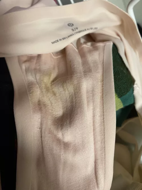 Swim Team Pink LuLu Panties with Lip Marks and Stains. by SwimTeamHappy