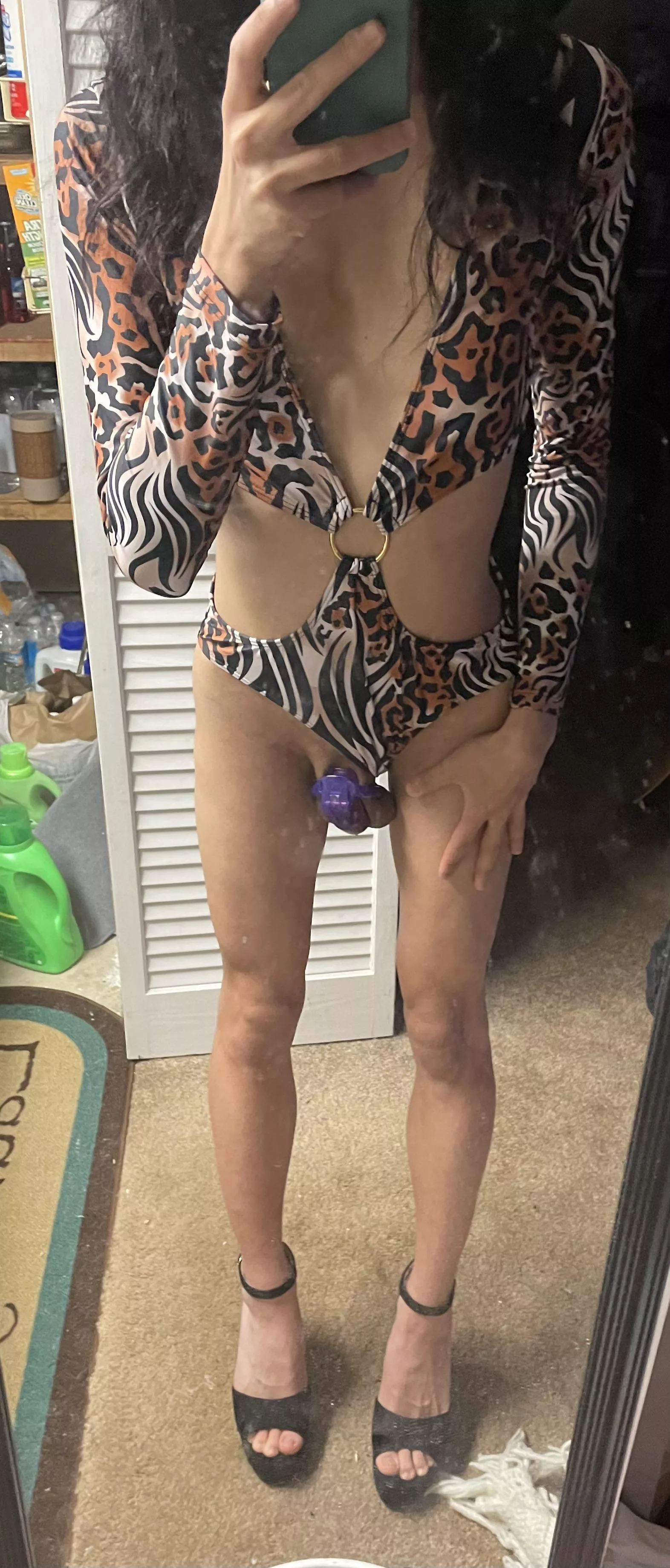 Swimsuit + Cage = Perfect Summer posted by SissyNicky12